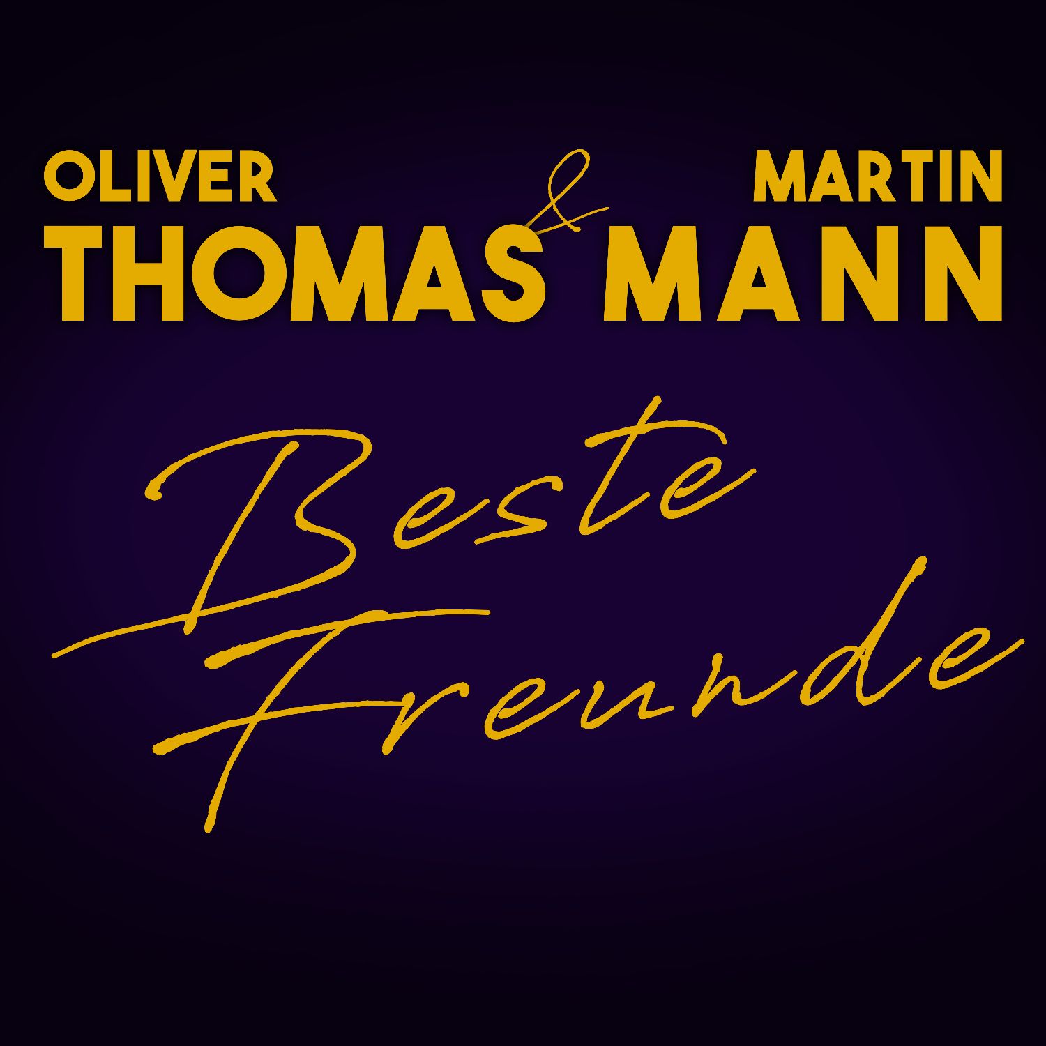 Oliver Thomas und Martin Mann - Beste Freunde