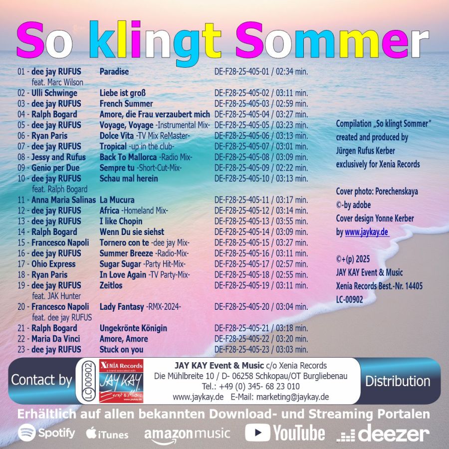 So klingt Sommer - Various Artists Sampler mit 23 Hits
